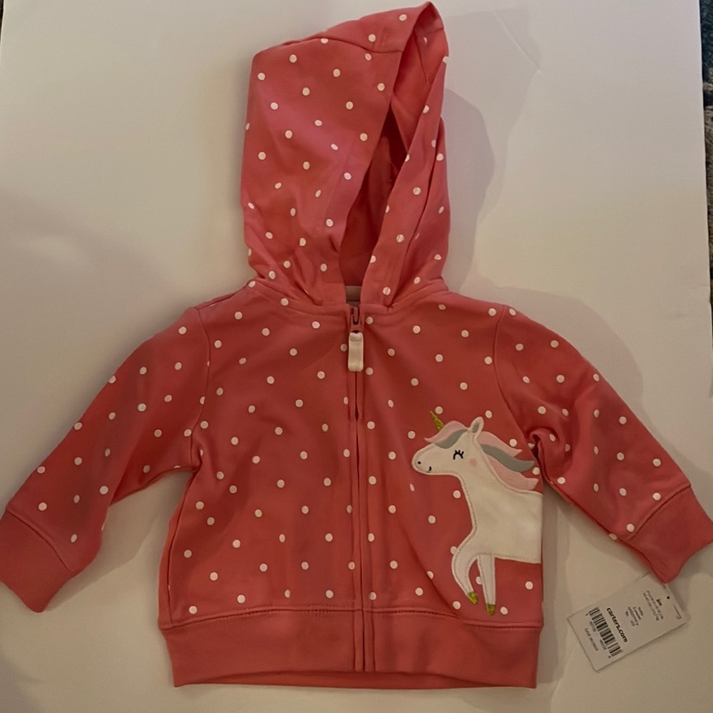Carter’s Unicorn Jacket 3 months